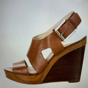 Michael Kors Leather Slingback Sandals